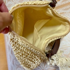 ショルダーバッグ★ストロー製の画像