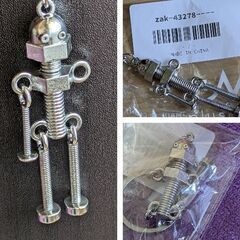 ネジ/ロボットキーホルダー（新品）訳ありの画像