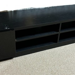 テレビ台　横幅180cm 縦40cm ブラックの画像