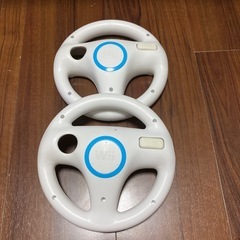 10/15まで【差し上げます】wii マリオカート用ハンドル2個