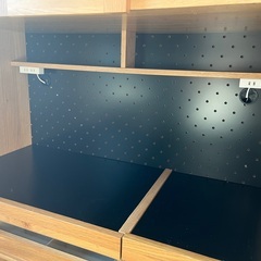 ACTUSダイニングボード 完成品 日本製 幅105cm キッチン収納 家電収納