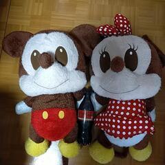もらってください！大きな大きなディズニー　ミッキー＆ミニーぬいぐるみの画像
