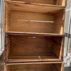 りんご箱4個セット（２個ずつでも）