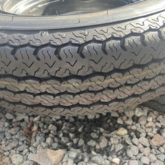 北海道内引き取り限定 軽トラ用タイヤ　145/80/12の画像