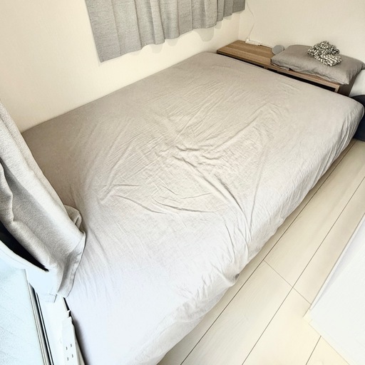 【10/31or11/1限定】無印良品 脚付マットレス ダブル+もろもろセット