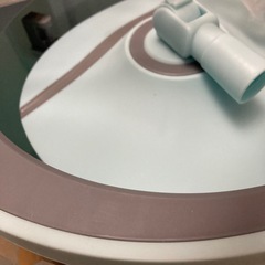 【未使用】追加モップ付 QVC 回転洗浄排水分離式 綺麗な水で洗える 回転式モップ 回転モップ 清掃 掃除 大掃除の画像