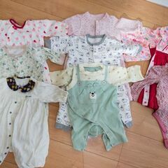 ベビー服　ロンパース　60〜70サイズ　8着長袖セット
