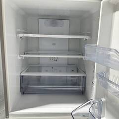 ★AQUA★AQR-27G 3D冷蔵庫 2018年 272L シルバー アクア キッチン グリップハンドル 生活家電 の画像