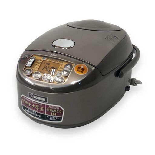 24Y684 ジ3 ZOJIRUSHI 象印 IH炊飯ジャー 極め炊き NP-VV10 1.0L 5.5合炊き 2018年製 中古品