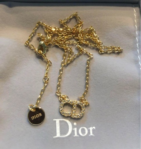DIOR ゴールドネックレス