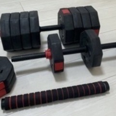 【男性限定】ディップスバー、可変式ダンベル等。バラ売り相談可能の画像