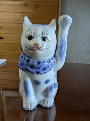九谷焼　招きねこ