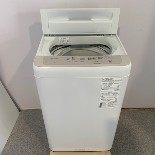 ⭐️Panasonic⭐️全自動電気洗濯機　2023年7kg美品　大阪市近郊配送無料