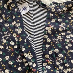 【1/2お値下げしました】女の子　プチバトーワンピース　70-80cmの画像