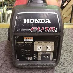② ホンダ EU18i 発電機 インバーター 1.8kVA プロユース仕様 4サイクルガソリン発電機 リコイルスターター 札幌市 豊平区 西岡の画像