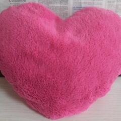 『美品』フランフラン ハート クッション ピンク