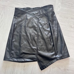 DAZY レディース Vウエスト アシメ スカート レザー セクシーカット タイトスカートの画像