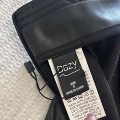 DAZY レディース Vウエスト アシメ スカート レザー セクシーカット タイトスカートの画像