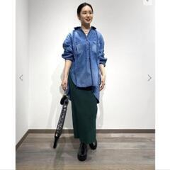 NOBLE owil サステナブルプロセスドデニムシャツ