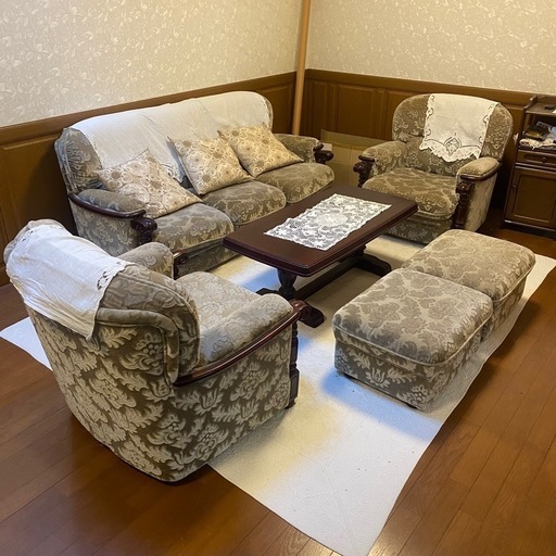 【2025年】もらって嬉しいお歳暮 人気ランキング 引き取りか配達地域限定品！カリモク金華山 応接セット ソファセット