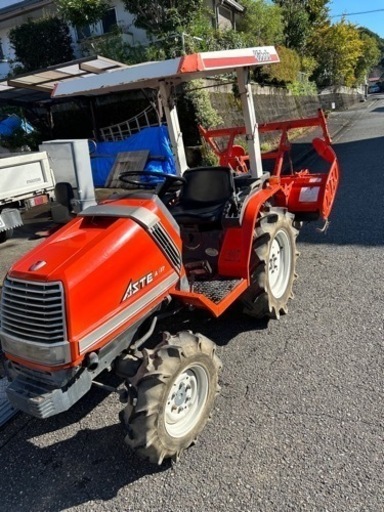 栃木県直接引き取り　クボタトラクター　4WD ASTE A-17 ディーゼル　534時間　17馬力