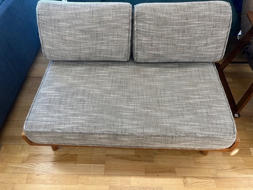 N744★UNICO製（ウニコ）★2Pソファー★2人掛けソファ★幅1210mm