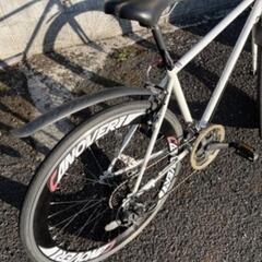 クロスバイク　ホワイト　自転車　28インチの画像