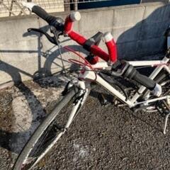 クロスバイク　ホワイト　自転車　28インチの画像