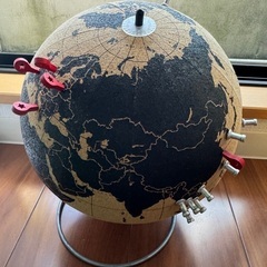 【中古】レア！ コルク地球儀の画像