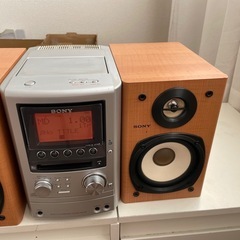 取りに来られる方限定！ソニー製CD/MDコンポのご紹介です！の画像