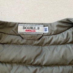 定価2万　美品ミキハウス　STANDARD DOUBLE.B ダウン 90の画像