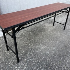 ★状態〇★ 折り畳み 机 幅1800x奥行450x高さ700mm...