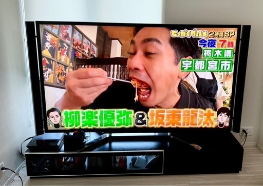【値下げ！！】大型テレビ84型＋テレビ台