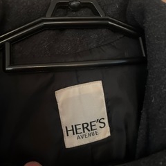 コート　黒の画像