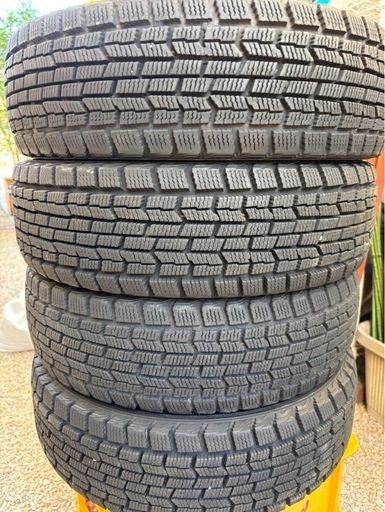 155/55R14  スタッドレスタイヤ GOODYEAR  ICE NAVI    アルミホイール　14インチ　4.5J  +43  PCD100