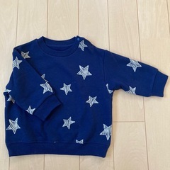 【80cm 星柄トレーナーセット】の画像