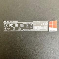 ノートパソコン　ASUSの画像