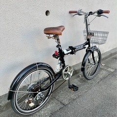 OTOMO ARUN 20インチ  6段変速 折りたたみ自転車  リアサス　東京 OTOMO ARUN 20インチ 6段変速 折りたたみ自転車 リアサス 東京