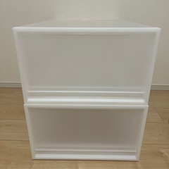 無印良品　クローゼットケース　2個セット