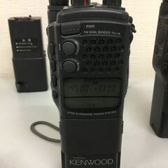 🐱【アマチュア無線】2台セット、KENWOOD　TH-78　デュアルバンド　144/430MHzの画像