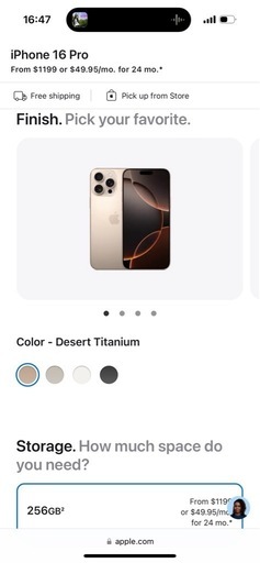 apple iPhoneproMax  256 未開封