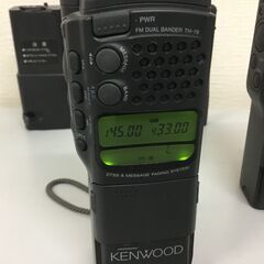 🐱【アマチュア無線】2台セット、KENWOOD　TH-78　デュアルバンド　144/430MHzの画像