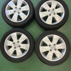 🛞中古 165/55R14 スズキ純正アルミ付き ４本セット‼️