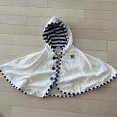 ミキハウスポンチョフリーサイズの画像