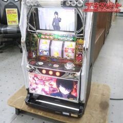 スロット実機 化物語 コイン不要機 イヤホンコンバーター データカウンター付き 富岡店