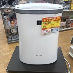 K189★SHARP製★2019年製加湿空気清浄機★プラズマクラ...