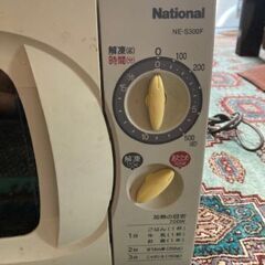 ナショナル製の電子レンジの画像