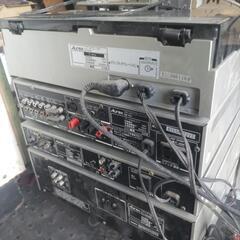 古いレコード、カセット、ラジオ、アンプです、委託出品の画像