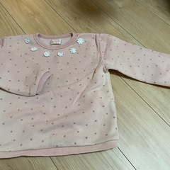 西松屋 厚毛のTシャツ3点セット 女の子 110cmの画像