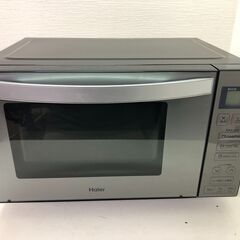 超美品　ハイアール 2021年製 電子レンジ JM-XP2FH18G ステンレスブラック [18L /50/60Hz] 庫内フラットタイプ ヘルツフリー　【糸島市内 送料無料】48251-6-005